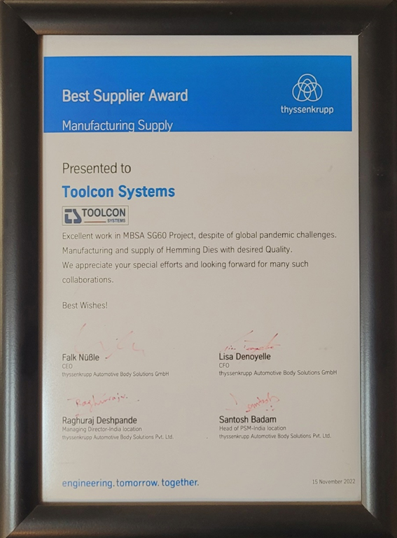 Industrial Excellence Award